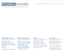 Tablet Screenshot of possible-futures.org